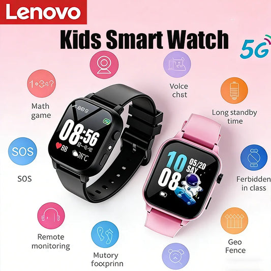 Smartwatch GPS Lenovo para Niños - Reloj Inteligente con Llamadas y Localizador