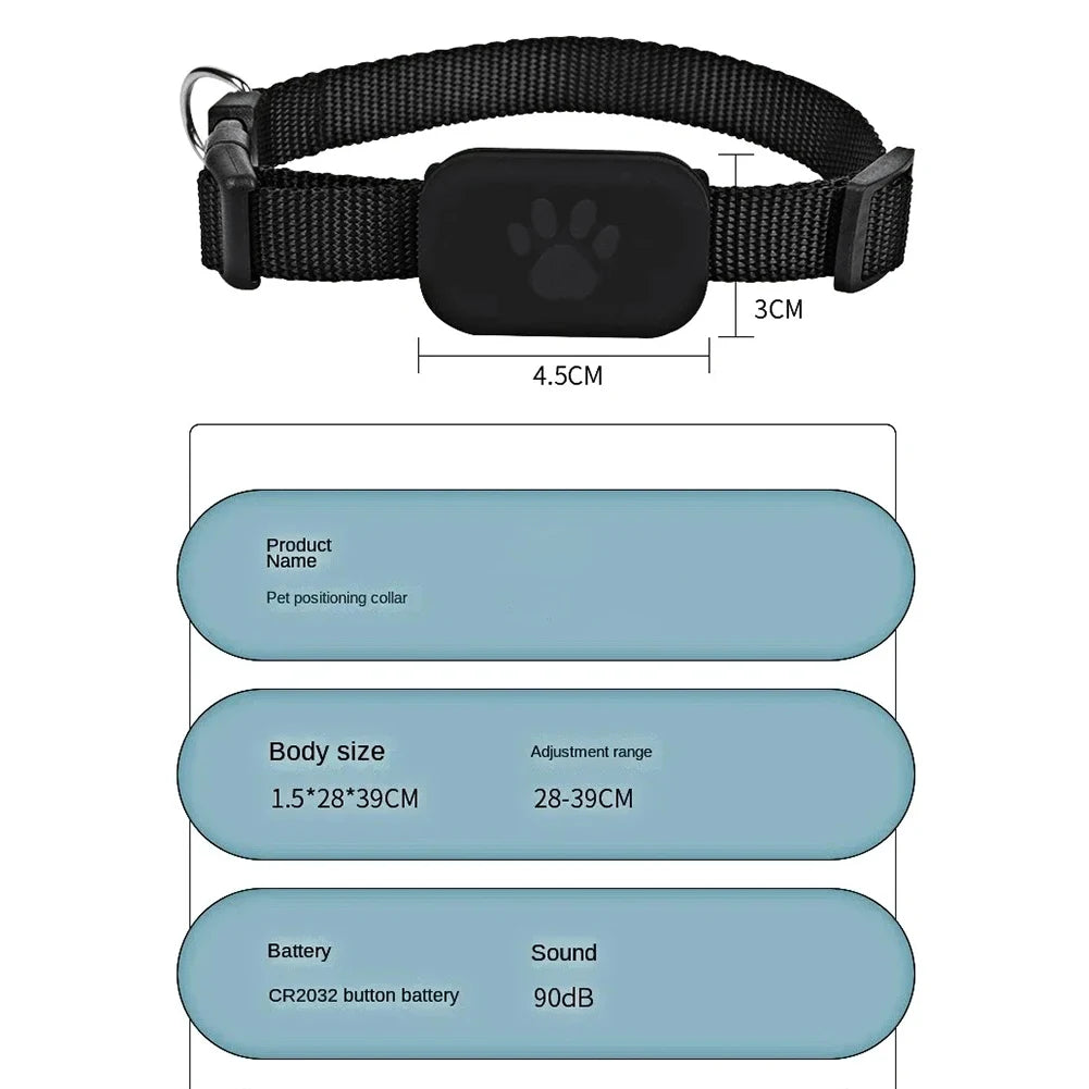 Collar GPS para Mascotas - Localizador en Tiempo Real para Perros y Gatos